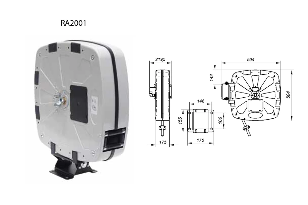 CLOSED HOSE REEL