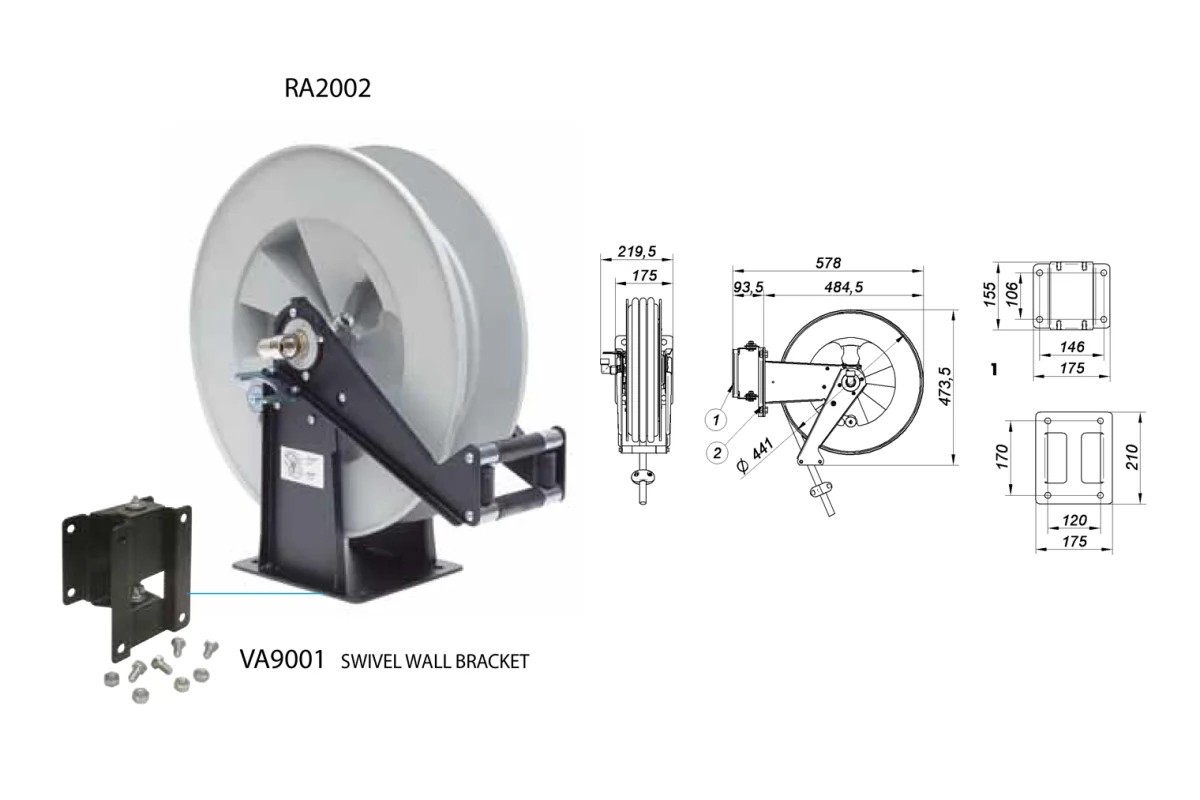 OPEN HOSE REEL